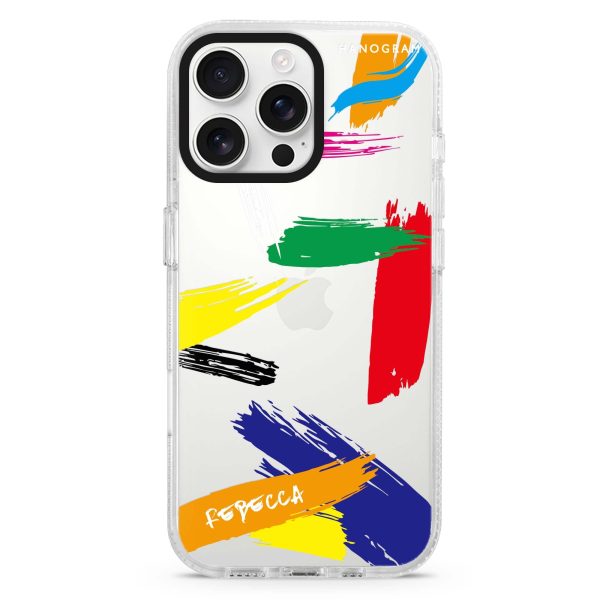 Brush Paint iPhone Ultra Clear Case Online Sale