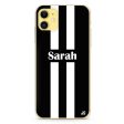 Black and white Stripes iPhone 11 Ultra Clear Case Sale