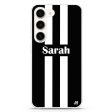 Black and white Stripes Samsung Galaxy Ultra Clear Case Online Sale