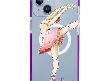 Ballet Girl iPhone 14 MagSafe Compatible Ultra Shockproof Case Hot on Sale