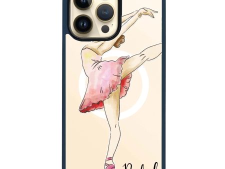 Ballet Girl iPhone 14 Pro MagSafe Compatible Impact Guard Bumper Case Cheap