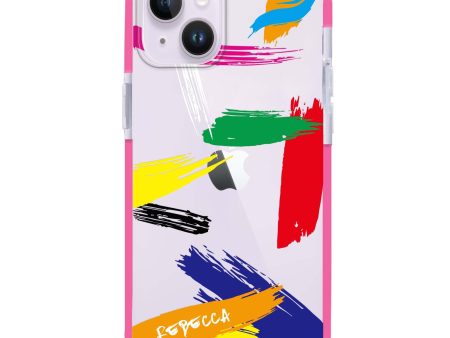 Brush Paint iPhone 14 Ultra Shockproof Case Cheap