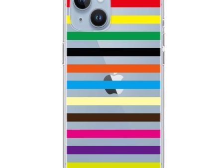 colorful stripe iPhone 13 Mini Ultra Clear Case For Cheap