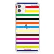 colorful stripe iPhone 12 mini Ultra Clear Case Discount