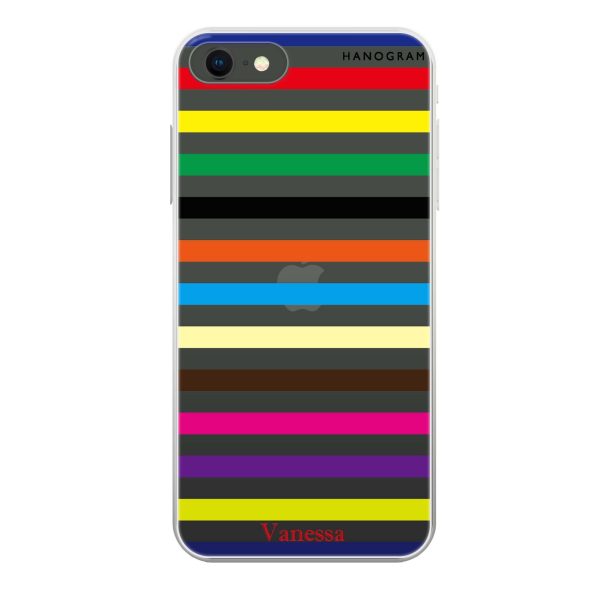 colorful stripe iPhone SE Ultra Clear Case Supply