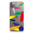 Brush Paint iPhone 12 Pro Max Ultra Clear Case Fashion