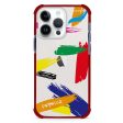 Brush Paint iPhone 13 Pro Max Ultra Shockproof Case Cheap