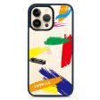 Brush Paint iPhone 13 Pro Impact Guard Bumper Case on Sale