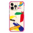 Brush Paint iPhone 14 Pro Max Ultra Shockproof Case Online