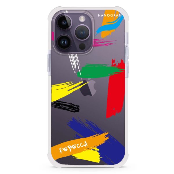 Brush Paint iPhone 14 Pro Max Ultra Shockproof Case Online