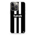 Black and white Stripes iPhone 13 Pro Ultra Clear Case on Sale