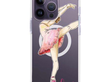 Ballet Girl iPhone 14 Pro MagSafe Compatible Ultra Shockproof Case Discount