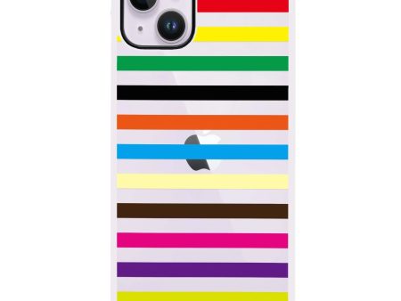 colorful stripe iPhone 15 Plus Impact Guard Bumper Case For Cheap