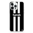 Black and white Stripes iPhone 12 Pro MagSafe Compatible Ultra Clear Case Sale