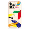 Brush Paint iPhone 14 Pro Max Impact Guard Bumper Case Online Hot Sale