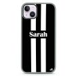 Black and white Stripes iPhone 15 Plus Impact Guard Bumper Case Online now