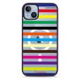 colorful stripe iPhone 14 Plus MagSafe Compatible Impact Guard Bumper Case Online Hot Sale