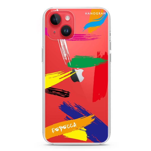 Brush Paint iPhone 14 Ultra Clear Case Supply