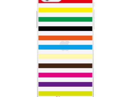 colorful stripe iPhone SE Ultra Clear Case Supply