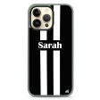 Black and white Stripes iPhone 13 Pro Impact Guard Bumper Case Online Sale