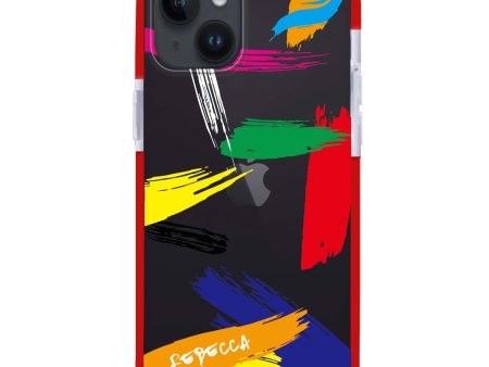 Brush Paint iPhone 14 Plus Ultra Shockproof Case Online Sale