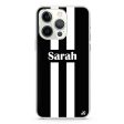 Black and white Stripes iPhone 13 Pro Ultra Clear Case on Sale