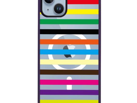 colorful stripe iPhone 14 MagSafe Compatible Impact Guard Bumper Case Supply