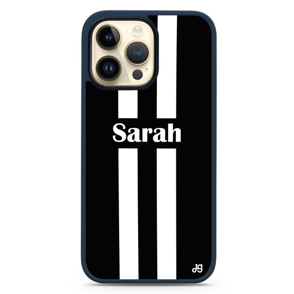 Black and white Stripes Impact Guard Bumper Case Online Sale