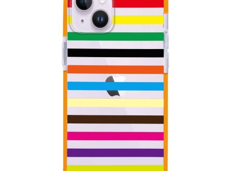 colorful stripe iPhone 14 Plus Ultra Shockproof Case Online Sale