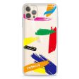 Brush Paint iPhone 12 Pro Max Ultra Clear Case Fashion