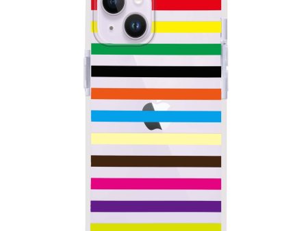 colorful stripe iPhone 13 Ultra Shockproof Case Online Sale