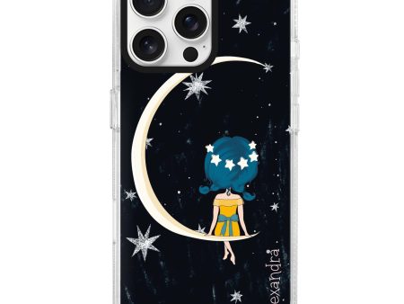 Cute Girl Moon iPhone Ultra Clear Case Online