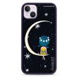 Cute Girl Moon iPhone 13 Impact Guard Bumper Case Hot on Sale