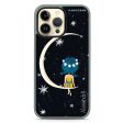 Cute Girl Moon iPhone 13 Pro Impact Guard Bumper Case Discount