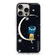 Cute Girl Moon iPhone 14 Pro MagSafe Compatible Ultra Clear Case on Sale