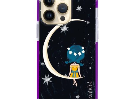 Cute Girl Moon iPhone 13 Pro Max Ultra Shockproof Case Online