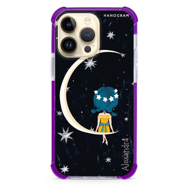 Cute Girl Moon iPhone 13 Pro Max Ultra Shockproof Case Online