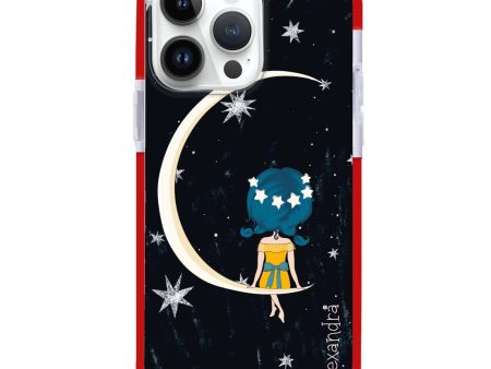 Cute Girl Moon iPhone 13 Pro Max MagSafe Compatible Ultra Shockproof Case For Discount