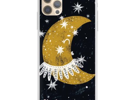 Cute Half Moon iPhone 12 Pro Ultra Clear Case Discount