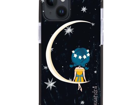 Cute Girl Moon iPhone 14 MagSafe Compatible Ultra Shockproof Case Online Hot Sale