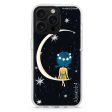 Cute Girl Moon iPhone 14 Pro MagSafe Compatible Ultra Clear Case on Sale