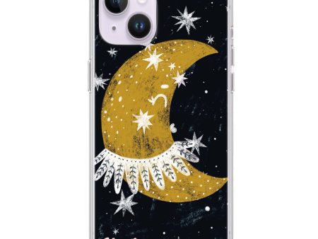 Cute Half Moon iPhone 14 Plus Ultra Clear Case Online Hot Sale