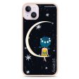 Cute Girl Moon iPhone 13 Mini Impact Guard Bumper Case Hot on Sale