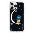 Cute Girl Moon iPhone 14 Pro MagSafe Compatible Ultra Clear Case on Sale