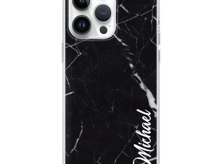 Black Marble – Deep Love iPhone 13 Pro Max MagSafe Compatible Ultra Clear Case Hot on Sale