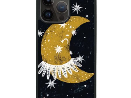 Cute Half Moon iphone 13 pro max Impact Guard Bumper Case Hot on Sale