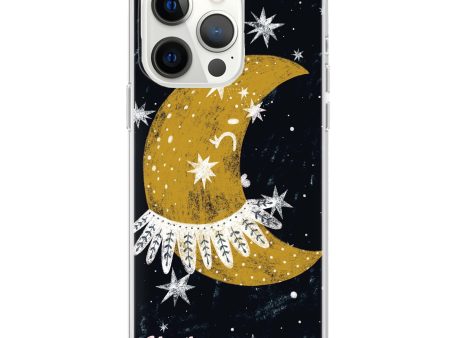 Cute Half Moon iPhone 13 Pro Ultra Clear Case Sale