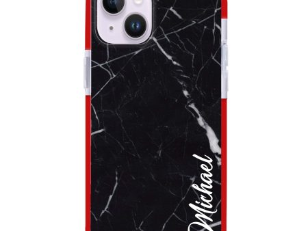 Black Marble – Deep Love iPhone 12 MagSafe Compatible Ultra Shockproof Case Fashion