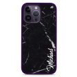 Black Marble – Deep Love iPhone 14 Pro Max MagSafe Compatible Impact Guard Bumper Case Fashion