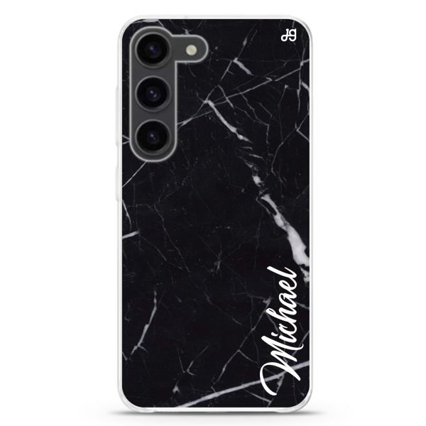 Black Marble – Deep Love Samsung Galaxy Ultra Clear Case For Cheap